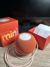 Apple HomePod Mini Smart Speaker with Siri, Orange, MJ2D3B/A