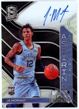 Ja Morant 2019-20 Panini Spectra Aspiring Rookie Autograph Card 31/49