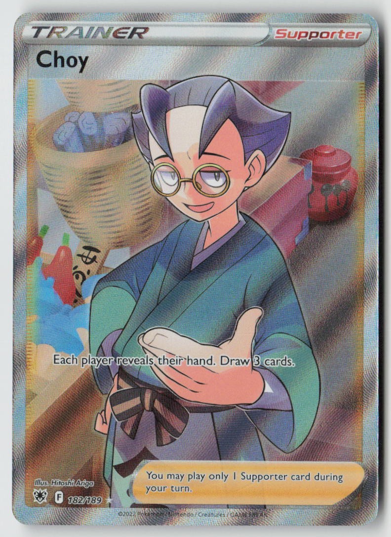 Choy (Full Art) 182/189 - SWSH10: Astral Radiance Holo - PTCG