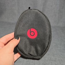 Beats By Dr Dre Headphones Zip Carrying Soft Bag Pouch Zipper Case NO HEADPHONES