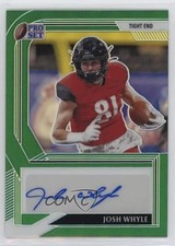 2022 Leaf Pro Set Metal Green Prismatic /15 Josh Whyle #PA-JW1 Auto nd3