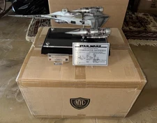 MYC Sculptures Star Wars Mandalorian N-1 Starfighter W/ Extra Custom Plaque