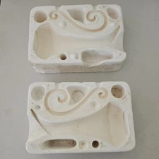 VINTAGE 1962 DUNCAN NO. 8 PITCHER WITH WAX HANDLE CERAMIC SLIP CAST MOLD