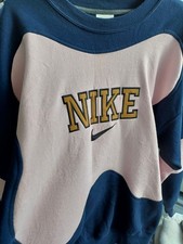 Nike XL Extra Large Sweatshirt Blue And Pink Blue Salmon Colour Nike Jumper
