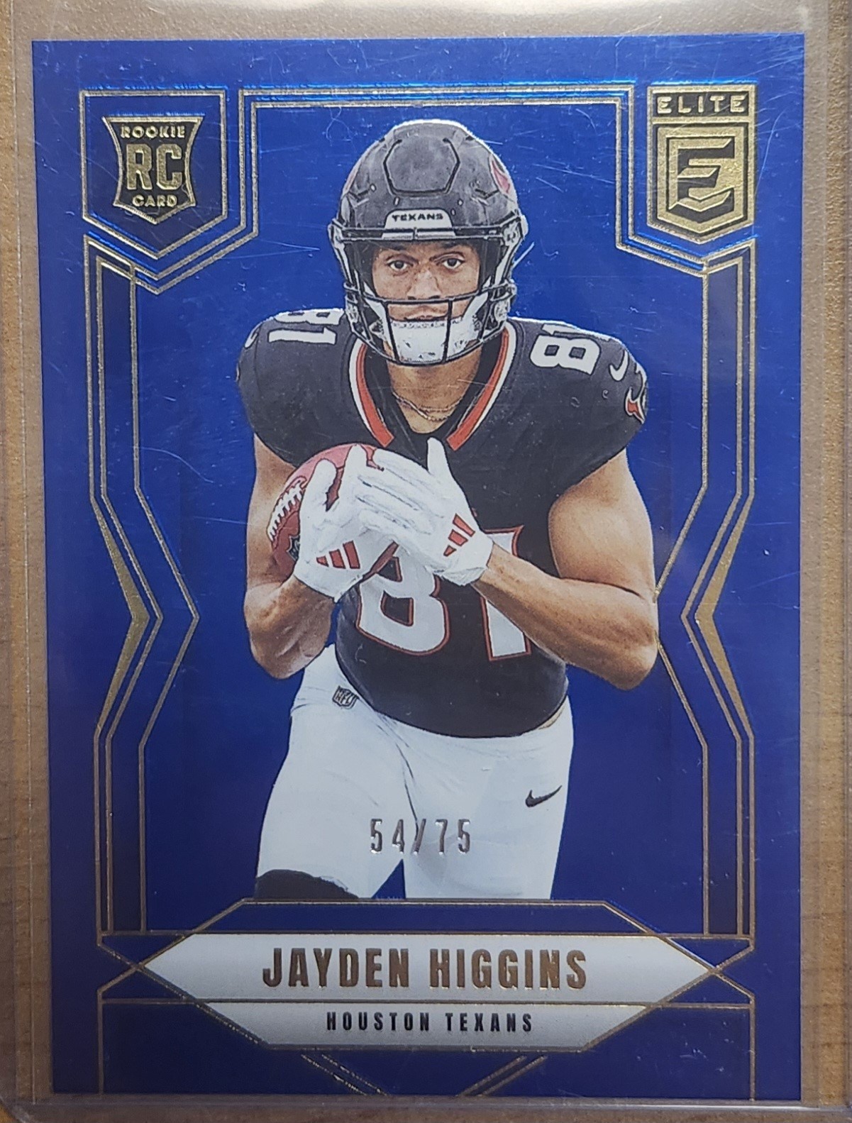 2025 Panini Donruss Elite - Rookies Jayden Higgins #134 Blue 54/75 (RC)