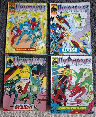 Visionaries Comic #2,3,4,5 Marvel UK 