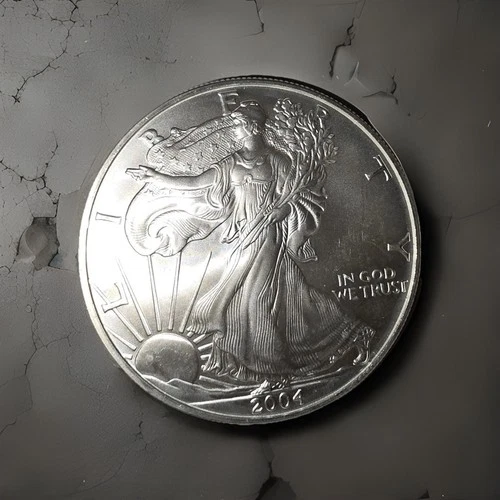 2004 American Silver Eagle $1 – 1oz .999 Fine Silver – US Mint Bullion Coin 🗽