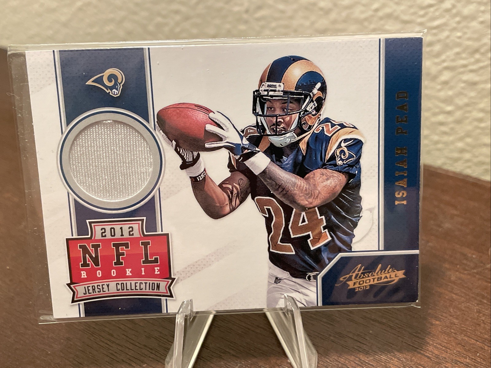 Isaiah Pead Panini Black Onyx Rookie Materials Jumbo Prime #13 Jersey Number