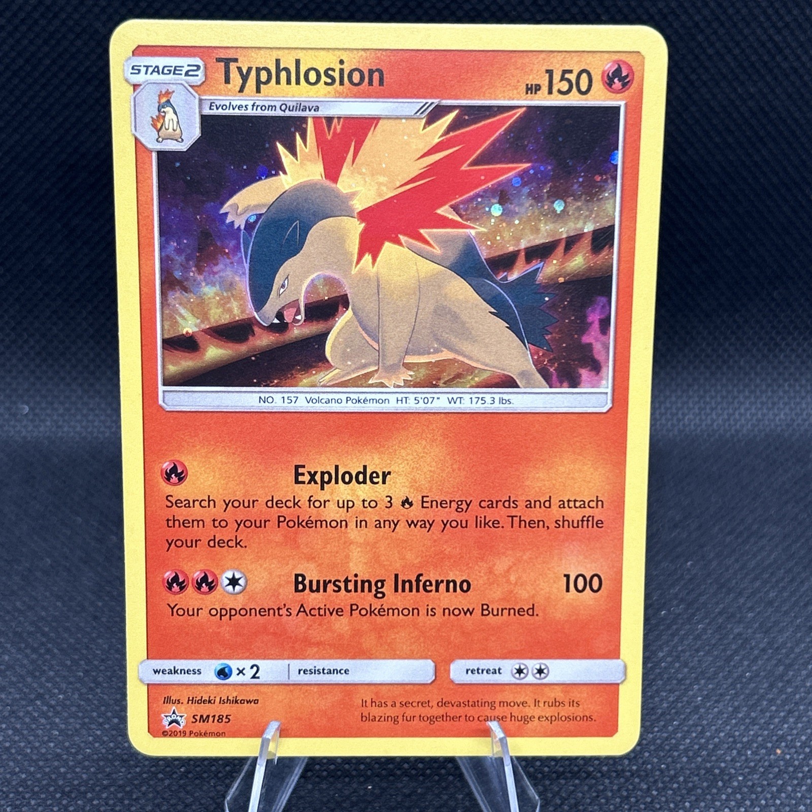 Holo Typhlosion - SM185 Promo Sun & Moon Promo 