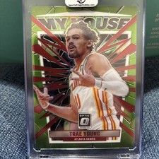 2023-24 Panini Donruss Optic My House Lime Green Prizm /149 Trae Young #8