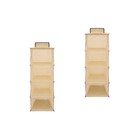 2 Hanging Storage Bag Foldable Wardrobe Clothes Organizer