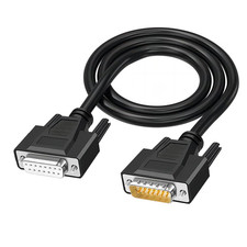 26AWG 10FT DB15 Male to Female RS232 Serial Extension Cable 2 Row 15 Pin