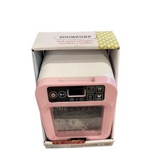 NEW LEGLER Toys My First Dishwasher Playset Pink White Lights  Sound