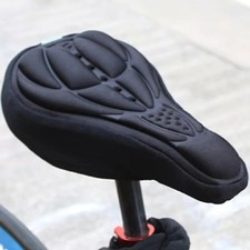 MTB Gel Bike Seat Cover 3D Silicone Bicycle Saddle Cushion Soft Comfort