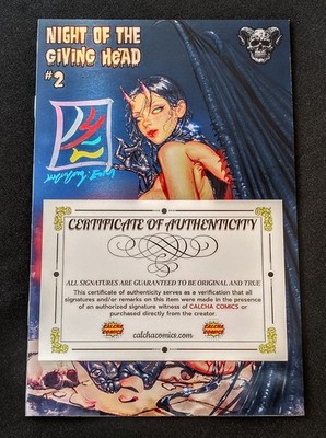 Night Of The Giving Head #2 Kyuyong Eom Signed Kickstarter METAL Variant 12 Made