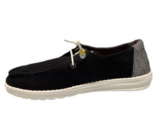 Hey Dude Wendy Boho Black Crochet, Women  s Shoes US 9 40 