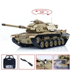 Tongde Model 1/16 RC Battle Tank M60A1 ERA USA Remote Control Tank 320°Rotate
