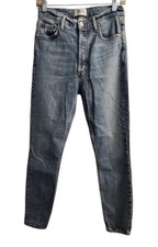 AGOLDE Nico High Rise Slim Fit Button Fly Distressed Women's Jeans Size 27