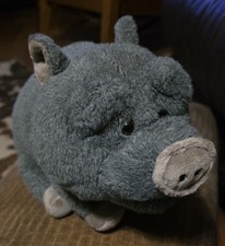 Wild Republic Pot Bellied Gray Pig Stuffed Animal Potbelly Plush Toy 12