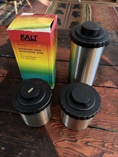New Kalt NP10115 Stainless Steel Developing Tank w/ Plastic Top 2 Small Tanks