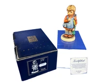 Hummel / Goebel, 'I Wonder' 5 1/8", # 486 TMK-7 MIB, Exclusive 1990-91, MIB, COA