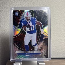 2020 Panini Spectra - Rookies Zack Moss #166 Hyper /75 (RC)