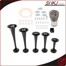 Dixie Musical Horn 5 Black Plastic Trumpet Air Horn For Car Truck Train Lorry Dixie Musical Horn 5 Black Plastic Trumpet Air Horn For Car Truck Train Lorry