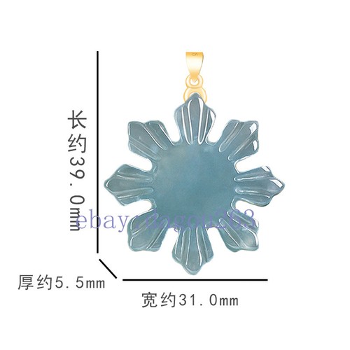 Zertifizierter natürlicher A-Ware Jadeit Blauwasser Sonnenblume 925 Silber Inlay Anhänger - Bild 3 von 9