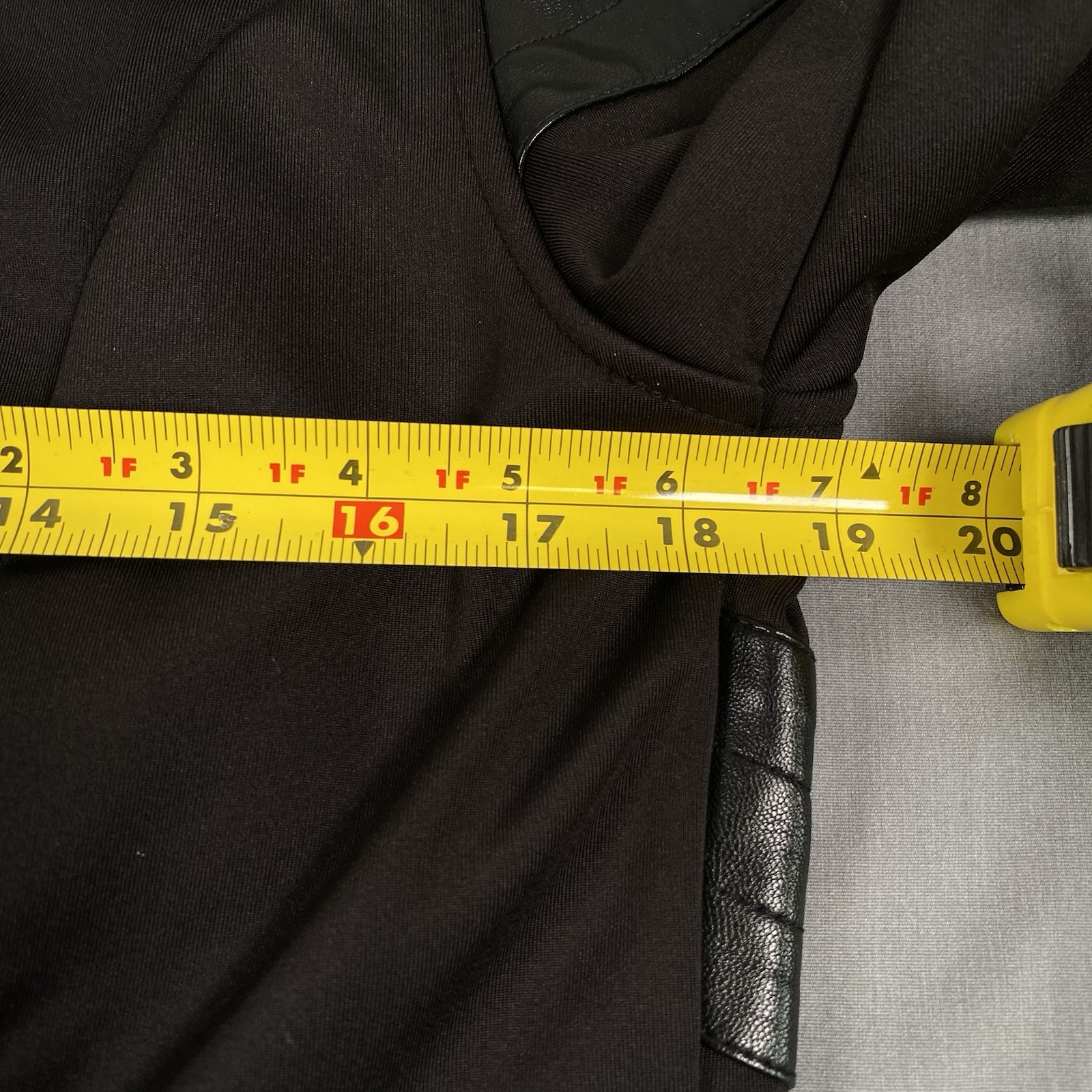 Fabletics Bray Moto Jacket Size Medium Black Faux… - image 6