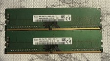 Lot of 2: SK HYNIX 8GB 1Rx8 PC4-2666V Desktop Ram / Memory - HMA81GU6CJR8N