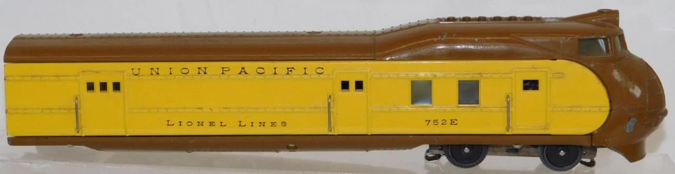 Lionel 752E 753 754 City of Portland Set 751E Prewar articulated streamliner 072 - Image 4 of 4