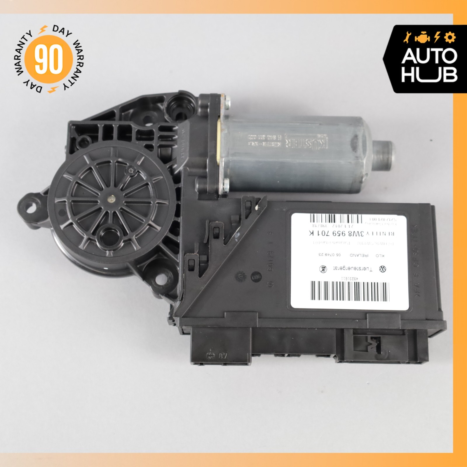 12-17 Bentley Continental GT Coupe Front Left Door Window Regulator Motor OEM