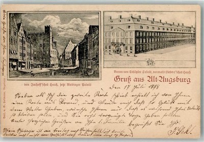 13297431 - 8900 Augsburg Schloss Baron von Schaetzler Liebert´sches Hsus
