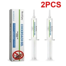 Cockroach Gel bait KILLER - 2 Tubes - Plunger&Tips - * FAST SHIPPING *