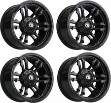 Set Of 4 Gtw Shogun 14x7 Gloss Black Aluminum Golf Cart Wheel 34 Offset 4x4 Set Of 4 Gtw Shogun 14x7 Gloss Black Aluminum Golf Cart Wheel 34 Offset 4x4
