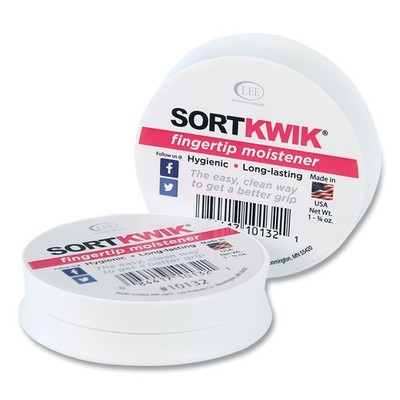 LEE Sortkwik Fingertip Moisteners, 1 3/4 oz, Pink, 2/Pack
