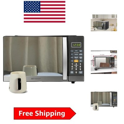 Elegant 1.1 Cu. Ft. Stainless Steel Microwave with Grill and 11 Power Levels