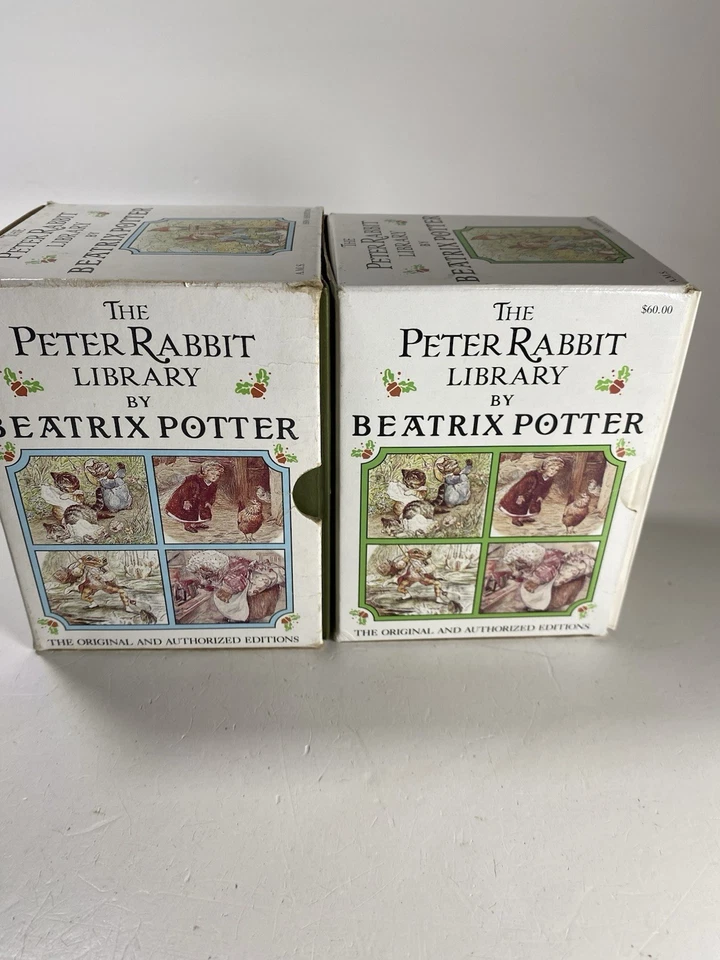 The Peter Rabbit Library by Beatrix Potter Two Box Sets HC 23 Volumes 1989 Good Foto 4 de 4