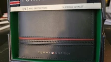 Tommy Hilfiger wallet / Slimfold & Valet / Mens leather