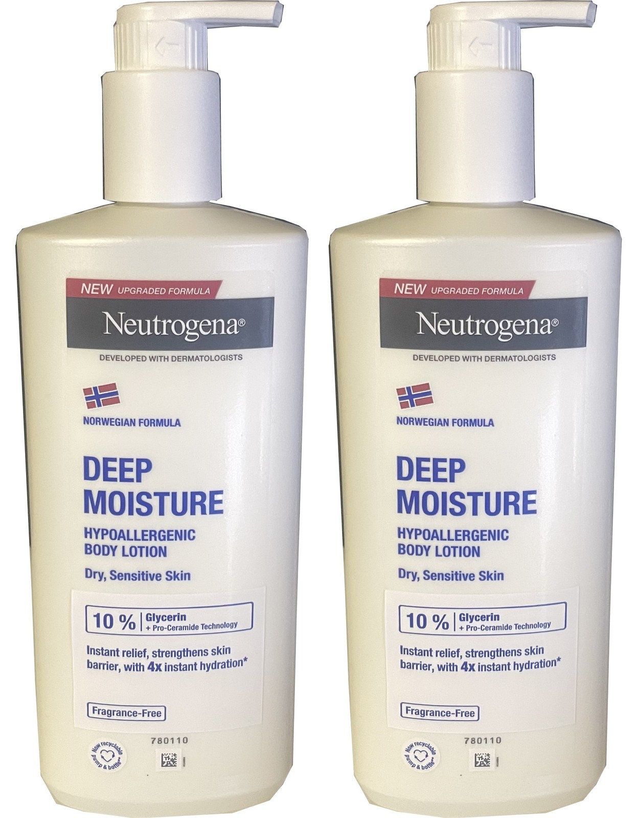 Neutrogena Deep Moisture Hypoallergenic Body Lotion, Norwegi