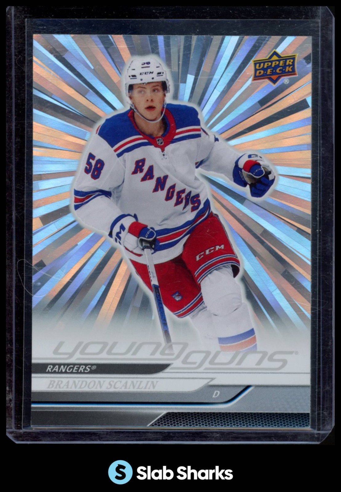 2024 UPPER DECK #454 BRANDON SCANLIN OUTBURST SILVER YOUNG GUNS RC ROOKIE