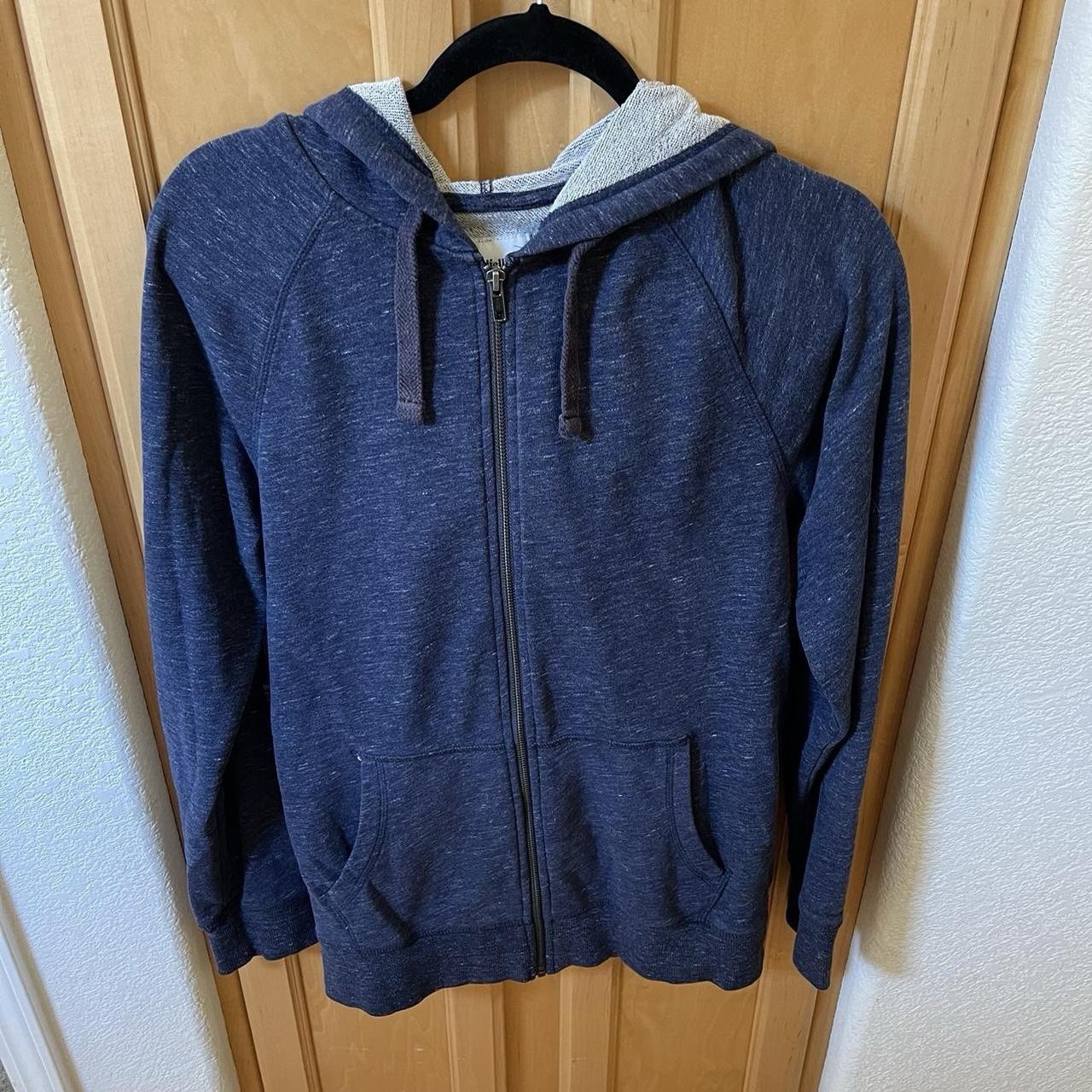 Men's Goodfellow & Co Blue Slim Fit Hoodie Size Small