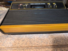 Atari 2600 Sunnyvale California 4-Switch Classic Woody Console TESTED  Rare 