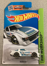 Hot Wheels 2015 HW Workshop Mazda RX-7 193/250, White