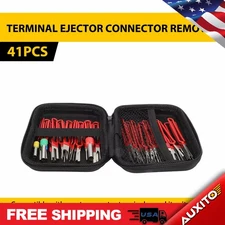 41Pcs Removal Terminal Tool Kit Wire Electrical Connector Pin Release Extractor