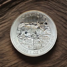 2013 Canada 5 Dollars 1 Oz Silver Prong-horn Antelope Coin Collection