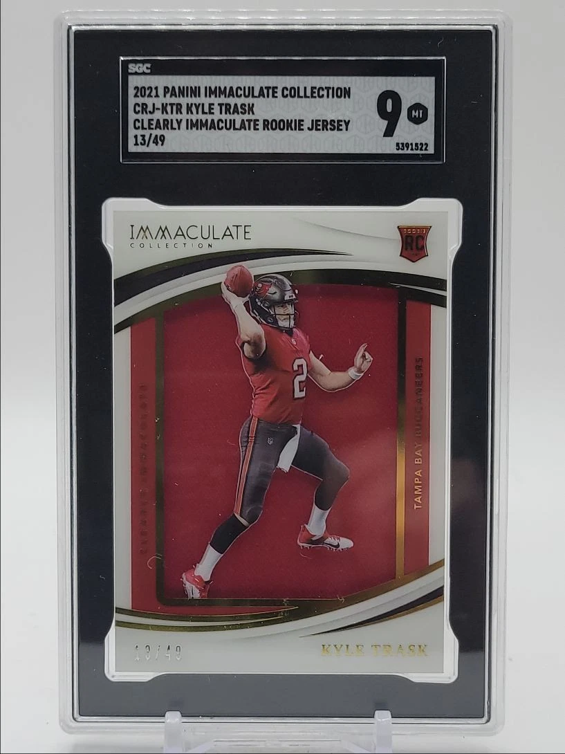 Kyle Trask Panini Immaculate Collection Clearly Immaculate Rookie Jerseys #CRJKTR Base