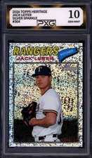 2026 Topps Heritage JACK LEITER Silver Sparkle #304 Graded PXG 10 Gem Mint psa