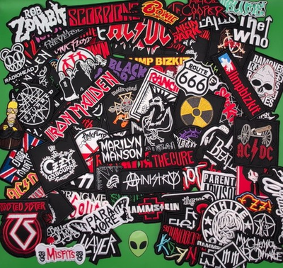 #ad 119 NEW Rock Band Patches YOU PICK Heavy Metal Punk Music VEST Iron On FREE SHIP $2.84