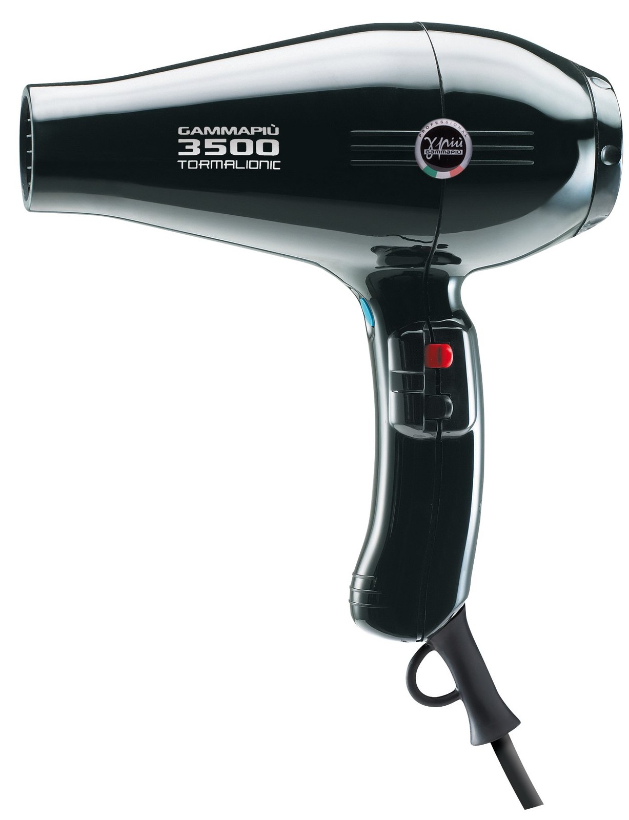 Gamma Piu 3500 Power Nero: Phon Professionale Ultra Potente 2500W - 1